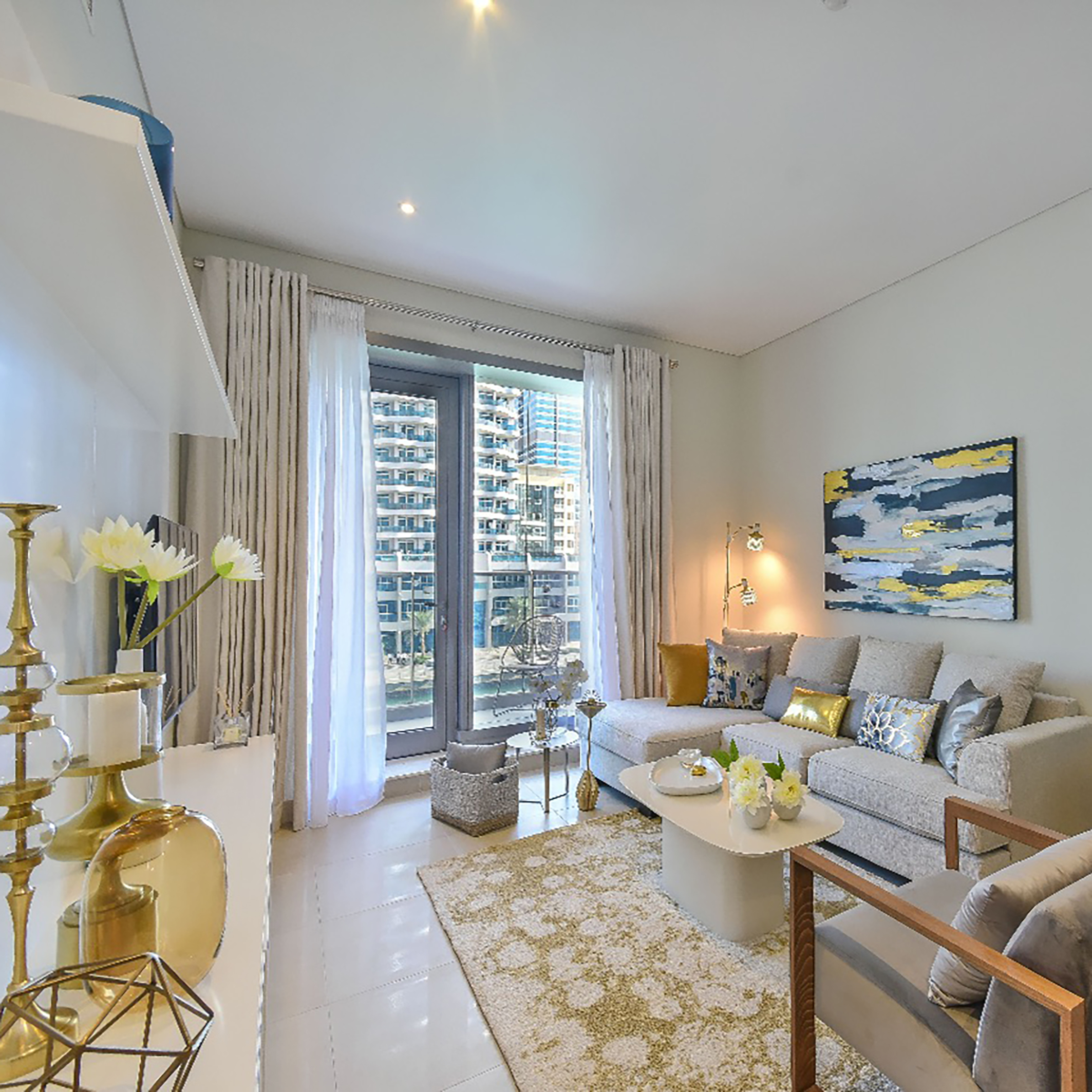 Dawsons were appointed as the Interior Designer and were responsible for the Interior Design and procurement of FF&E and staging for a 1 Bedroom Show Apartment a 2 Bedroom Show Apartment and the Sales Centre for an apartment block.