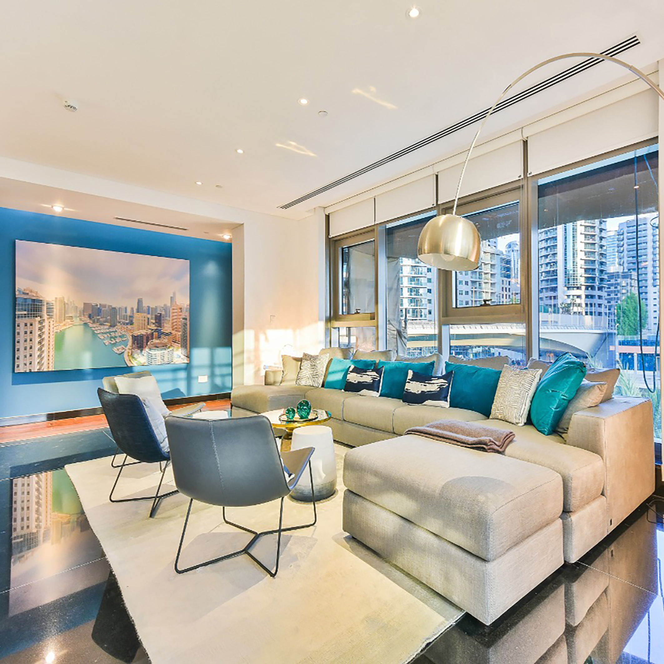 Dawsons were appointed as the Interior Designer and were responsible for the Interior Design and procurement of FF&E and staging for a 1 Bedroom Show Apartment a 2 Bedroom Show Apartment and the Sales Centre for an apartment block.