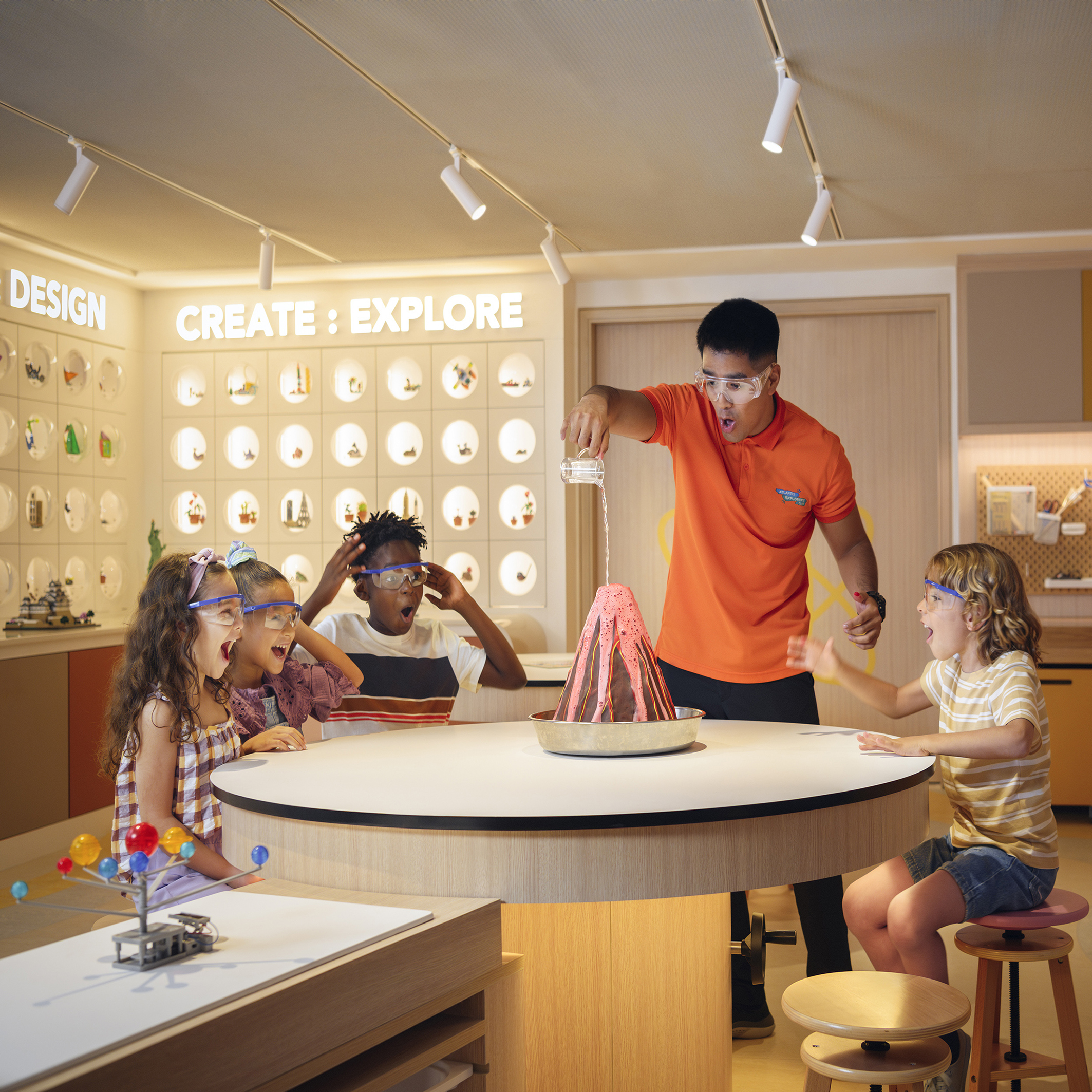 The Creation Station is the place to design, create and explore.  Dawsons were responsible for all ID and FF&E elements.
